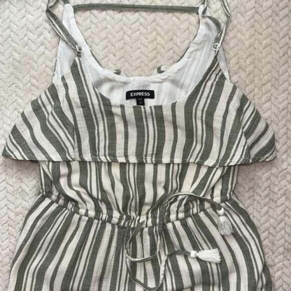 Bundle! Size S Maxi Dresses 💐 Gap Rainbow Confetti, Express Green Stripe - Picture 13 of 15